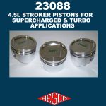 Supercharged 4.5L Stroker Piston Set #23088
